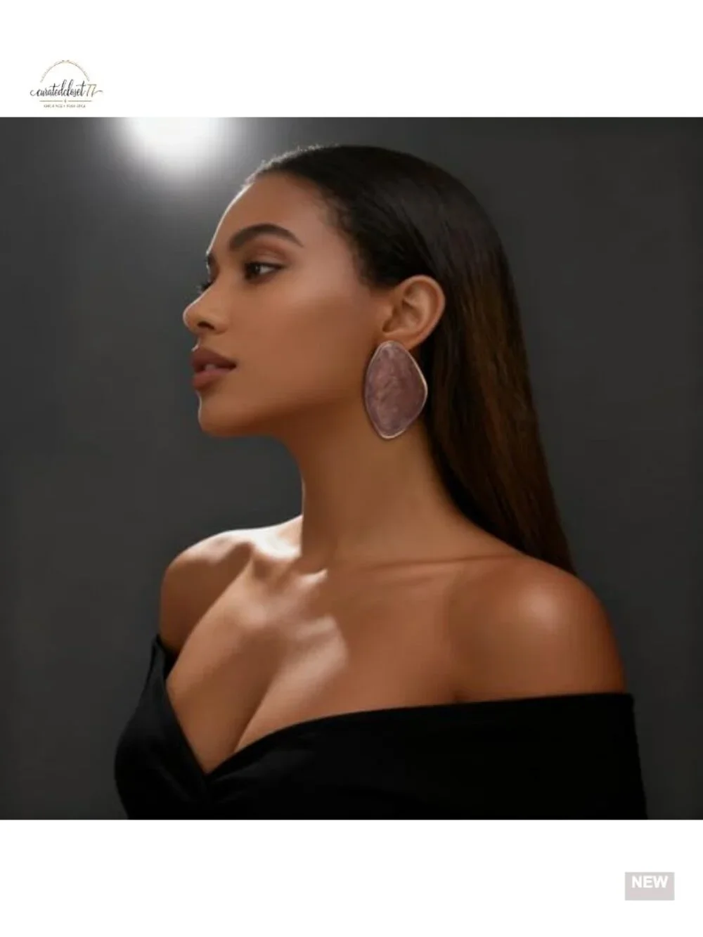 Oversized Irregular Geometric Drop Dangle Earrings Chunky Jewelry